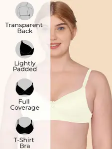 KOMLI Seamless Full Coverage Cotton T-shirt Bra With All Day Comfort