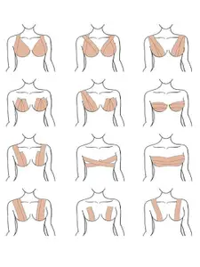 FashionRack Women Set Of 2 Solid Bra Extenders