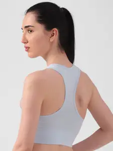 Reebok Printed Workout Bra With All Day Comfort