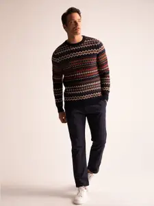 DeFacto Geometric Printed Pullover Sweater