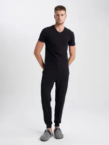 DeFacto V-Neck Short Sleeves Casual T-Shirt