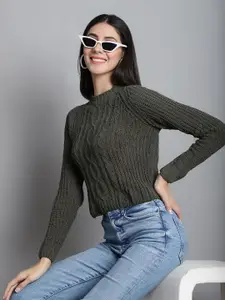 GRACIT Cable Knit Woollen Pullover