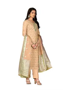 MANVAA Geometric Printed Unstitched Dress Material