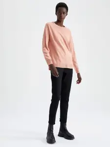 DeFacto Round Neck Acrylic Pullover