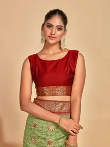 MIMOSA Floral Woven Design Zari Patola Saree