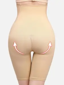 DEALSEVEN FASHION High-Rise Cotton Tummy & Thigh Shapewear