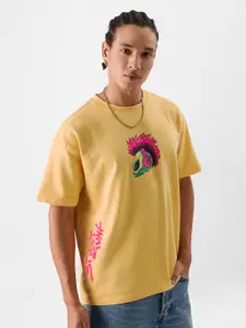 The Souled Store Graphic Printed Pure Cotton T-Shirt