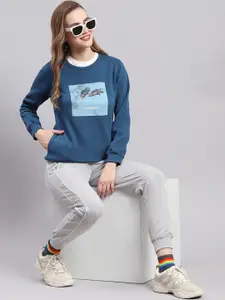 Monte Carlo Graphic Printed Sweatshirt