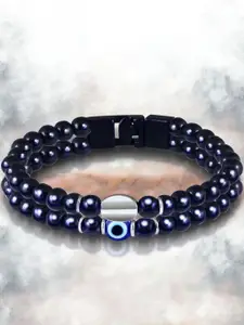 MEENAZ Men Evil Eye Beaded Bracelet