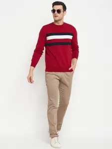 Cantabil Striped Cotton Pullover