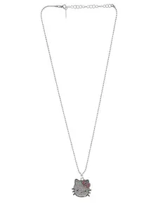 UNIVERSITY TRENDZ Silver Plated Pendant with Chain