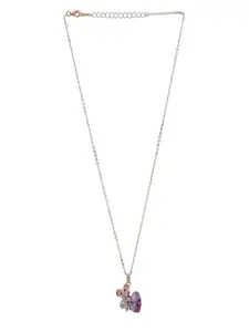 UNIVERSITY TRENDZ Silver Plated Pendant With Chain