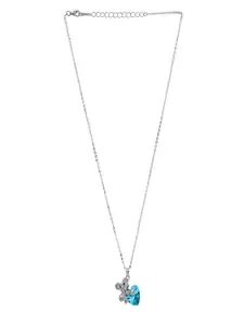 UNIVERSITY TRENDZ Silver Plated Pendant With Chain