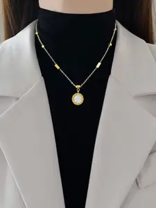 MYKI Gold-Plated Roman Reversable Pendant Chain