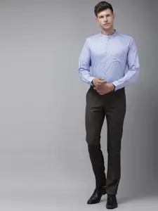 Van Heusen Pure Cotton Custom Fit Opaque Formal Shirt