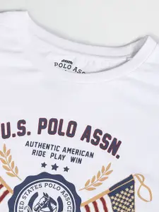 U.S. Polo Assn. Denim Co. Printed Round Neck T-shirt