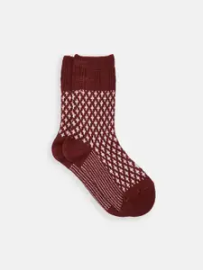 BYFORD by Pantaloons Men Pack of 3 Patterned Calf-Length Socks