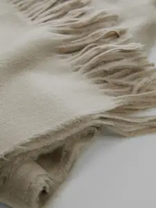 MANGO Fringed Edge Soft Scarf
