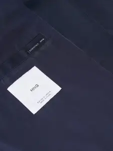 MANGO MAN Spread Collar Longline Overcoat