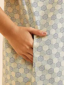 Sweet Dreams Geometric Printed Pure Cotton Maxi Everyday Nightdress