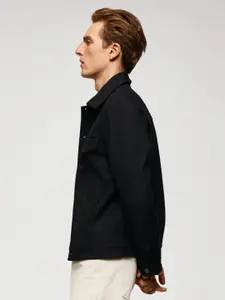MANGO MAN Pocket Detail Twill Tailored Jacket