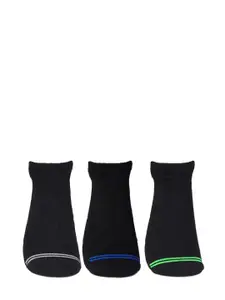 Bonjour Men Pack Of 3 Cotton Ankle Length Socks