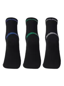 Bonjour Men Pack Of 3 Cotton Ankle Length Socks