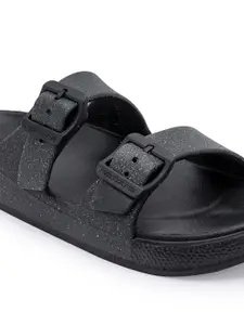 Red Tape Women Printed Two Strap Sliders With Buckles