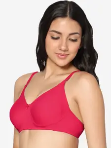 In Care Pack Of 2 Pure Cotton T-Shirt Bra Full Coverage Non Padded Non-Wired
