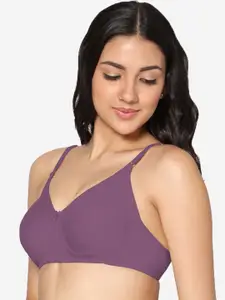 In Care Pack Of 2 Pure Cotton T-Shirt Bra Full Coverage Non Padded Non-Wired