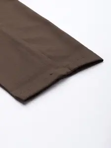 Louis Philippe Ath.Work Men Comfort Tapered Fit Mid-Rise Chinos Trousers