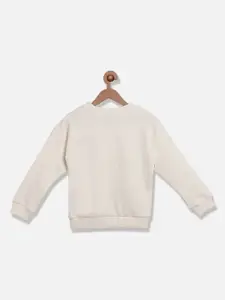 Nauti Nati Boys Antimicrobial Graphic Printed Fleece Sweatshirt