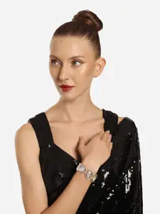 Zaveri Pearls Gold-Plated Wraparound Bracelet