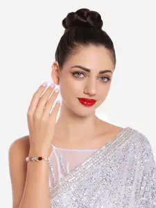 Zaveri Pearls Gold-Plated Artificial Beads & Pearls Bracelet