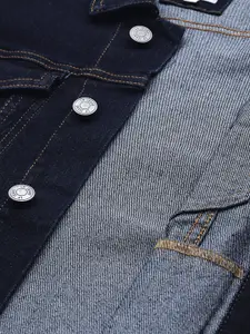 Louis Philippe Jeans Solid Denim Jacket