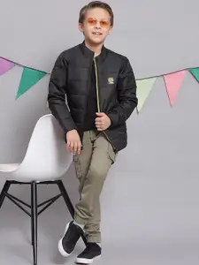 Monte Carlo Boys Mock Collar Lightweight Padded Jacket