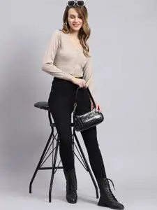 Monte Carlo Woollen Crop Cardigan Sweater