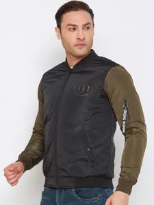 Being Human Colourblocked Bomber Jacket