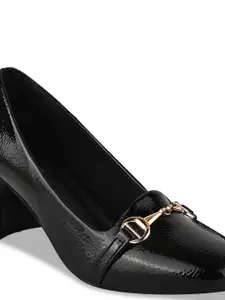 Shoetopia Girls Block Embellished Pumps