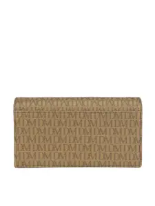 Da Milano Women Typography Printed Leather Two Fold Wallet