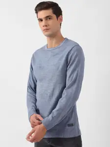 Peter England Casuals Round Neck Acrylic Pullover