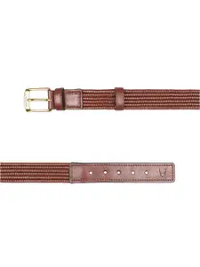 Hidesign Men Textured Leather Belt