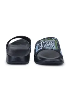 ABROS Men Printed Rubber Sliders