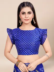 Saree mall Bandhani Printed Poly Cotton Sarees