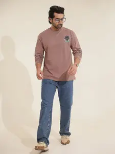 Maniac Graphic Printed Drop-Shoulder Sleeves Cotton Regular T-shirt