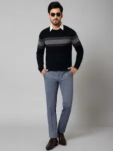 Cantabil Striped Cotton Pullover