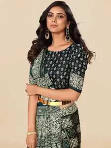 MIRCHI FASHION Ethnic Motifs Printed Pashmina Patola Saree