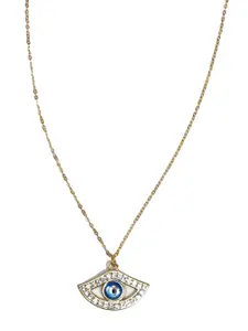 VAGHBHATT Gold-Plated Pendant With Chain