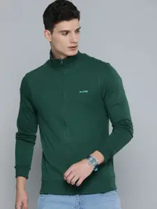 R.Code by The Roadster Life Co. Men High Neck Sweatshirt