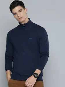 R.Code by The Roadster Life Co. Men High Neck Sweatshirt